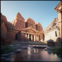 Petra, hyper detailed, unreal engine 5, octane render