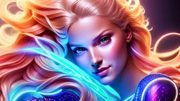 Lexica Aperture v2 Hyper detailed ultra sharp, trending on artstation, vibrant aesthetic, smiling blonde ethereal subtle (((smiling)))+++ luminous heavenly goddess, angel, colorful, psychedelic, ornate, intricate, digital painting, concept art, smooth, sharp focus, illustration, not human anthropomorphic alien cyborg, art by artgerm and greg rutkowski and h. r. giger, louis royo, salvador dali, 8 k