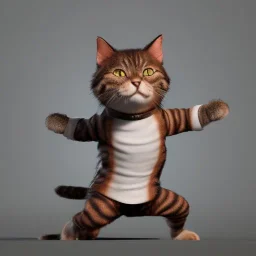 Kung fu ninja cat full body detail, unreal 5, octane render,cinema4d, dynamic lighting, 8k, redshift render, highly, hyperrealism ultra detailed, hyper realistic.