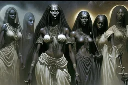 Venus chorch Black Riders ...Katedral Vénusz az elmúlás, 8 slave women lidércek Jézus antikrisztus, halál 4K David Palumbo