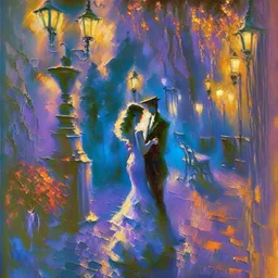 in the shadows romantic mood impressionist style