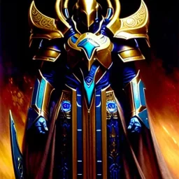 portrait 'High Templar Protoss Unit-Starcraft' ancient metal armor ,painting by gaston bussiere, greg rutkowski, yoji shinkawa, yoshitaka amano, tsutomu nihei, donato giancola, tim hildebrandt, oil on canvas, cinematic composition, extreme detail,fit full head inside picture,16k