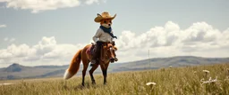 Fox as a cowboy