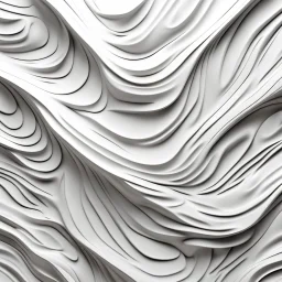 Hyper Realistic Abstract Texture on White Wall