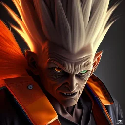 8k, Dark, horror, detail, Goku, real