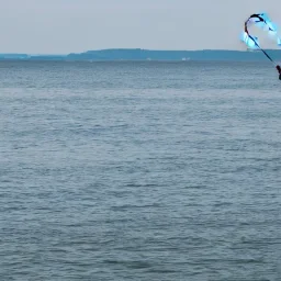 homme entrain de pêcher, vue éloigné et de coté