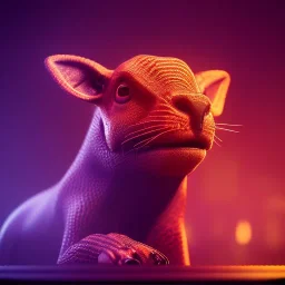 DJ animals, unreal 5, octane render, cinema4d, redshift render, hyper realistic, cenematic, vibrancy, synthwave, retouch, centered, dynamic lighting, dramatic lighting, 4k, highly detailed, attractive beautiful, realistic, epic composition, holographic,