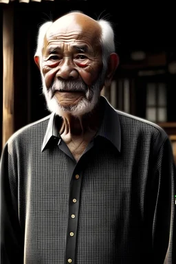 photograph portrait of an old man, detailed background, detailed face, cinematic 4k epic detailed, calm and kind
