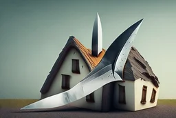 knife shaped house