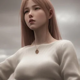 realistic female anime character, early 20s, in the style of "left alive", perfect composition, beautiful, detailed, intricate, insanely detailed, octane render, trending on artstation, 8 k, artistic photography, photorealistic concept art, soft, natural, volumetric, cinematic, perfect light, chiaroscuro, award-winning photograph, masterpiece, oil on canvas, raphael, caravaggio, greg rutkowski, beeple, beksinski, giger, nice eyes