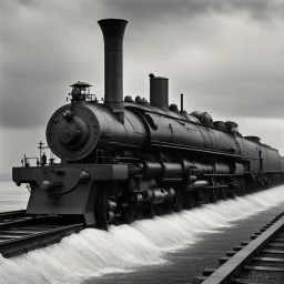 An railroad locomotive is also a submarine