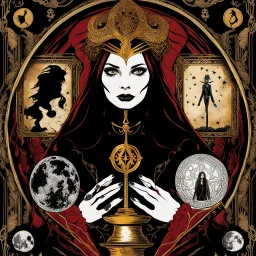A tarot card is also a movie poster.