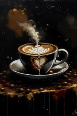 Welcome to the world where passion meets canvas, where the love for coffee transcends the ordinary and transforms into art. Picture the rich, dark tones of freshly brewed coffee, the aroma that awakens the senses, the taste that invigorates the soul.
