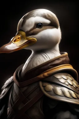 Warrior female duck