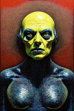 we use our words, not our acid blood; a surreal admixture of Sidney nolan and Giger