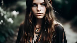 Black, hippie, vegan, woman, beautiful