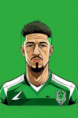 William Saliba French football player Overview Statistics ,cartoon 2d