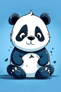 卡通熊猫玛丽GIF