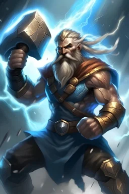 a character that has a Storm Hammer and has Superhuman mentality