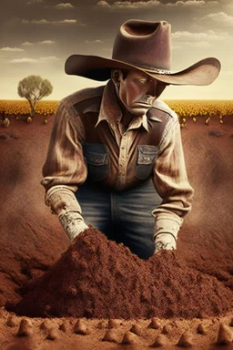 cowboy likes soil