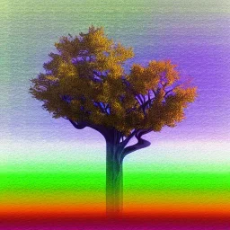 abstract land tree