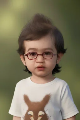 Kemal sunal toddler, full body, bokeh, hyper realistic