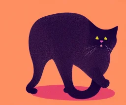 cat isolated illustration