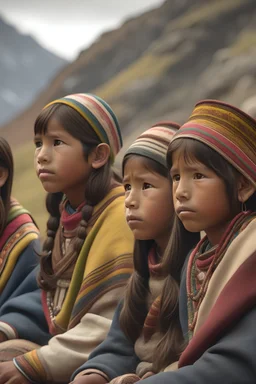 young quechua people