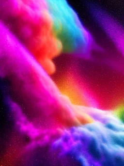 pastel rainbow galaxy dreamscape