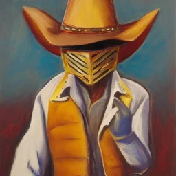 Cowboy with mask