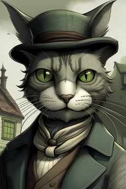 di kota tersebut ada orang bernama jack dan mempunyai kucing bernama whisker