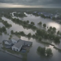 **Cinematic Art:** An intriguing interactive documentary allows viewers to explore a virtual flood-prone city. By clicking on different areas, viewers discover potential flood risks and the effectiveness of various mitigation strategies. The documentary uses data visualization to depict storm surge, flood plains, and the impact of improved drainage systems. **Appearance:** Cinematic art ideas that encompass the essence of constructing and optimizing infrastructures to mitigate flood and stormwat