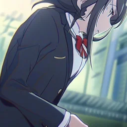 Clear focus, High resolution,1girl,{{masterpiece}}, {{ultra detailed}}, {ultra quality}, {dramatic shadows}, {cinematic lighting}, intricate expression, clothing-blazer vest, clothing_style-japanese, art style-anime screencap