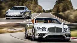 A luxurious (((fusion of a bentley and porsche))), its sleek contours and opulent details blending seamlessly together
