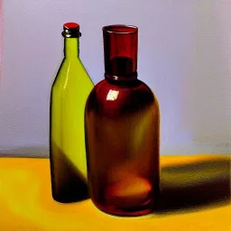 still life bottle