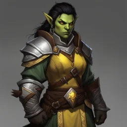 Griz the half-orc cleric. You recall her striking appearance: greenish skin marked with ritual scars, yellow eyes that burned with a rare intelligence. She was an outcast among her own kind, drawn to divine magic despite the taboos. Griz's yellow eyes follow your approach, her stance shifting subtly as you draw closer. The ritual scars on her arms pulse with a faint inner light. "Support," she repeats, the word heavy with meaning. "You know what's waking, don't you? What Thornbrook's broken pac