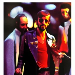 Ringo Starr in a Saturday Night Fever dream movie poster