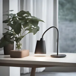 portable working lamp that is inspired by technological design