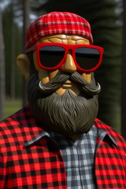 Paul Bunyan with sunglasses