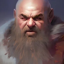 dungeons and dragons dwarf warrior character closeup portrait, dramatic light, lake background, 2 0 0 mm focal length, painted by stanley lau, painted by greg rutkowski, painted by stanley artgerm, digital art, trending on artstation