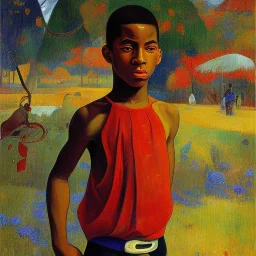 Wealthy African American boys by PAUL GAUGUIN