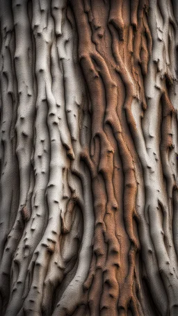 suggestive rough texture of an cherry tree trunk flowing vertical