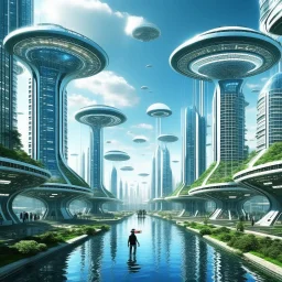 Technology of the future Show the world how it will be in the future