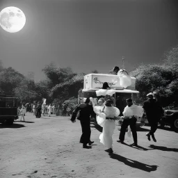 There they go off to the moon I can't afford a honeymoon, no The hustlers say, we're hustlin' backwards