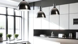 Position 2 pendant lights near reflective surfaces to amplify their impact