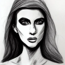 Drawing sketches Supermodel