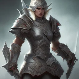 Elf, warrior, white armor, detailed, 8k resolution,