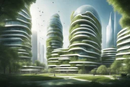 здание города будущего, экологическое