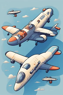 background, cartoon, top down plane