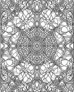 Mosaic Coloring Pages,no black color